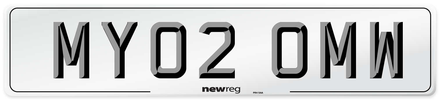 MY02 OMW Number Plate from New Reg